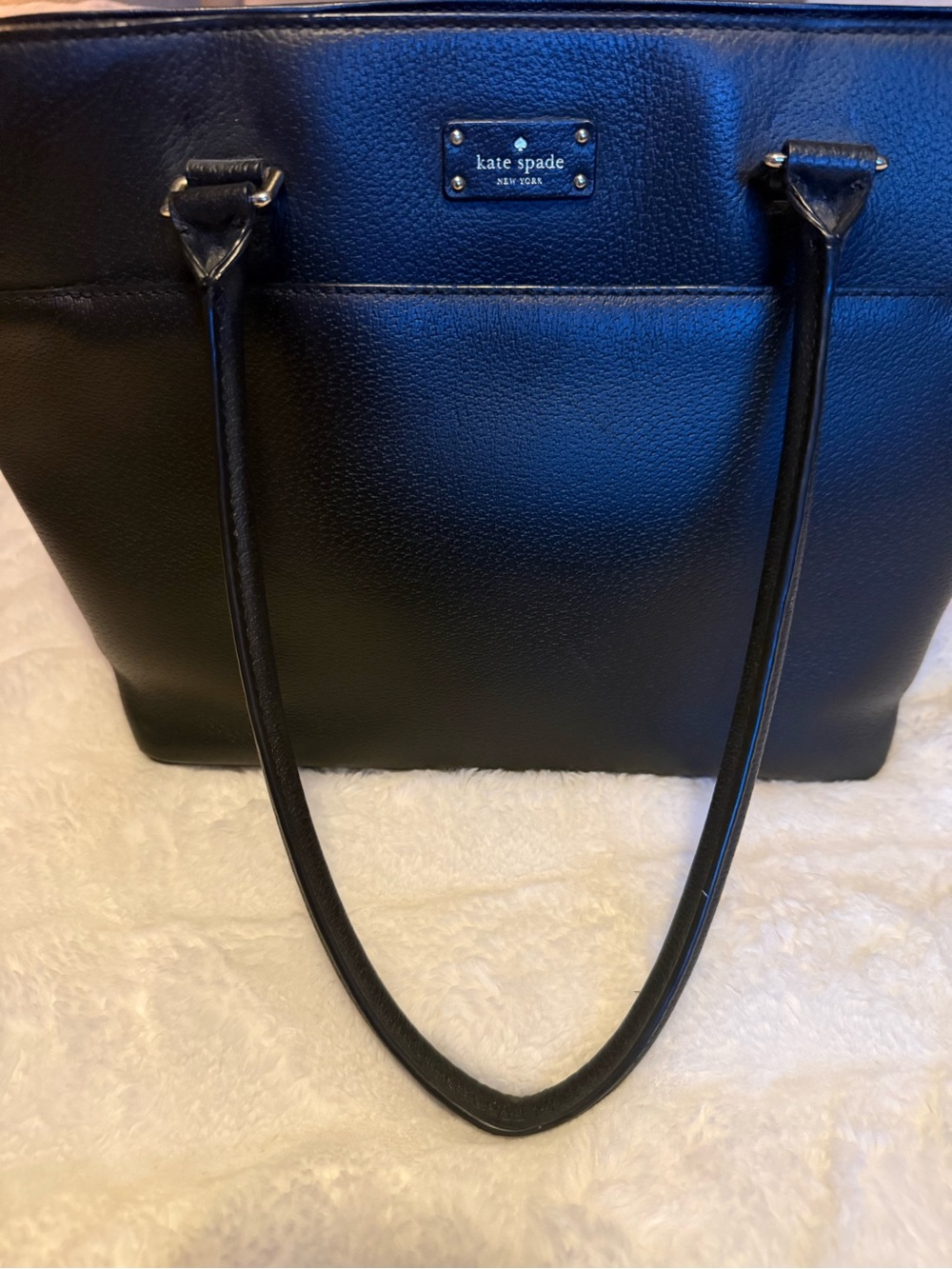 kate spade Black Leather Structured Shoulder Bag - Picture 4 of 4